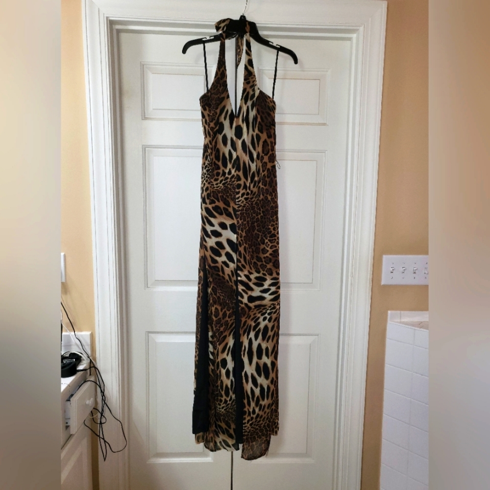 Cache Leopard Jumpsuit